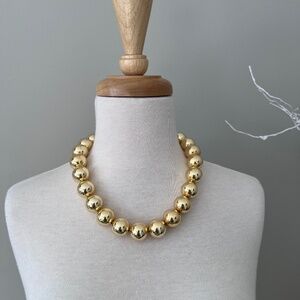 COS Chunky Gold Beads Necklace Choker